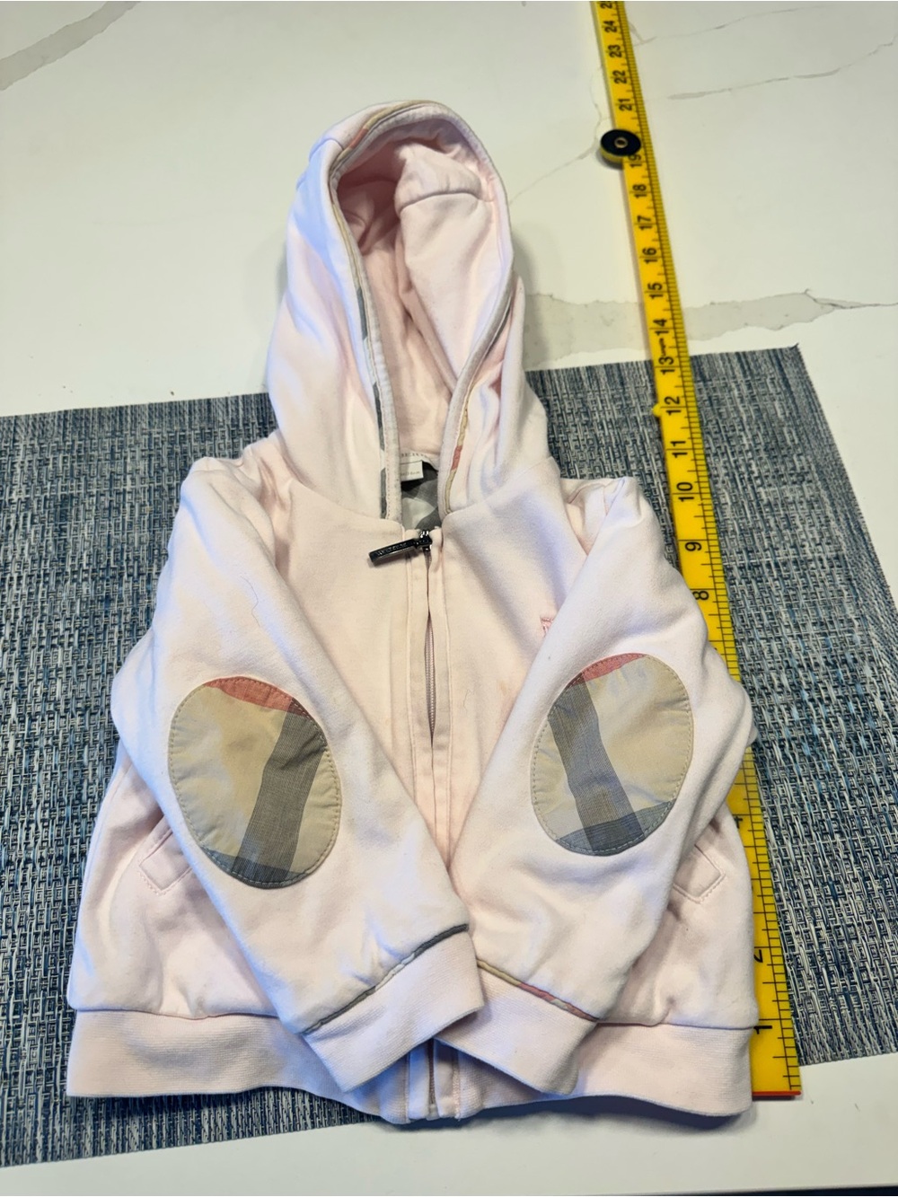 Burberry Light Pink Kids Bottoms with Silver Hardware